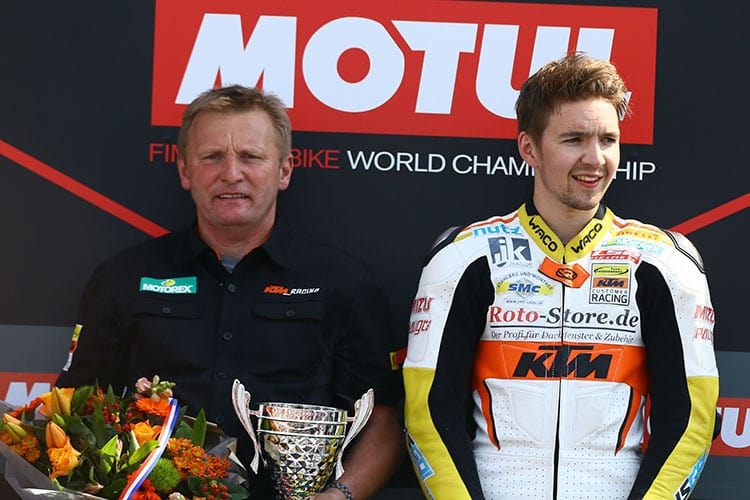 Carsten Freudenberg mit Luca Grünwald