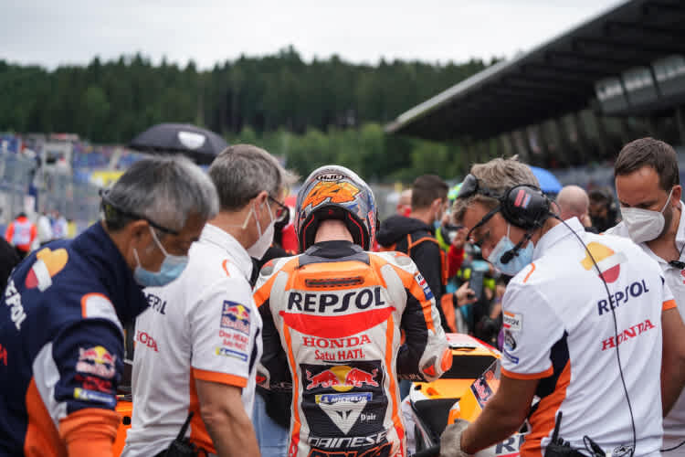 Pol Espargaró und seine Honda-Crew hatten Probleme mit dem Hinterreifen