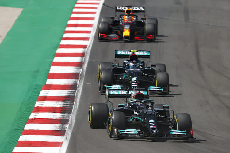 Lewis Hamilton sicherte sich in Portugal den Sieg