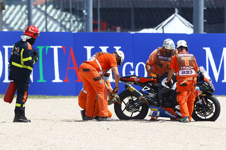 Philipp Öttls Crash endete harmlos