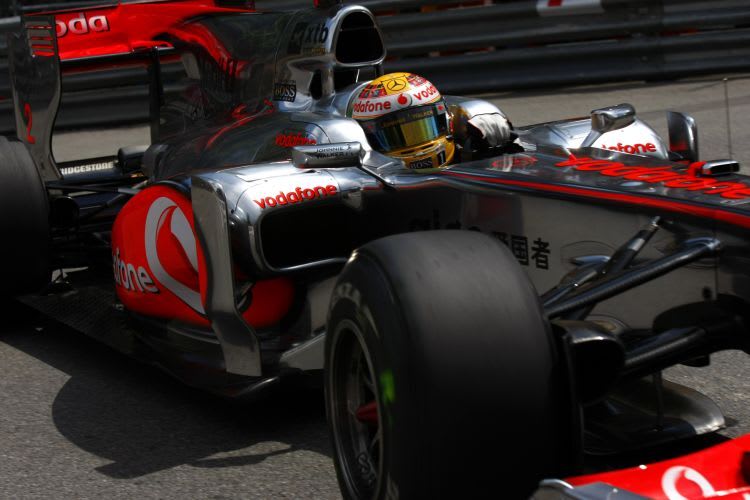 Hamilton fuhr in Monaco gesittet auf Platz 5.