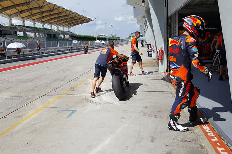 Johann Zarco heute in Sepang