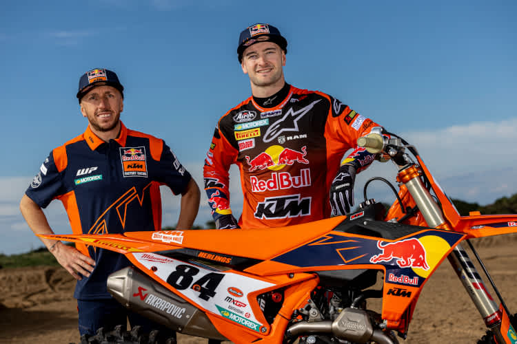 Arbeiten nun zusammen: Tony Cairoli und Jeffrey Herlings