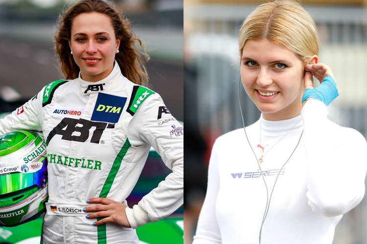 Sophia Flörsch und Esmee Hawkey