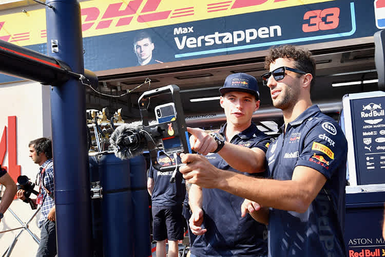 Max Verstappen und Daniel Ricciardo