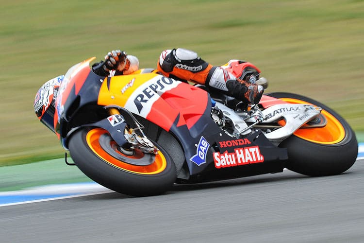 Casey Stoner: der Weltmeister war Schnellster
