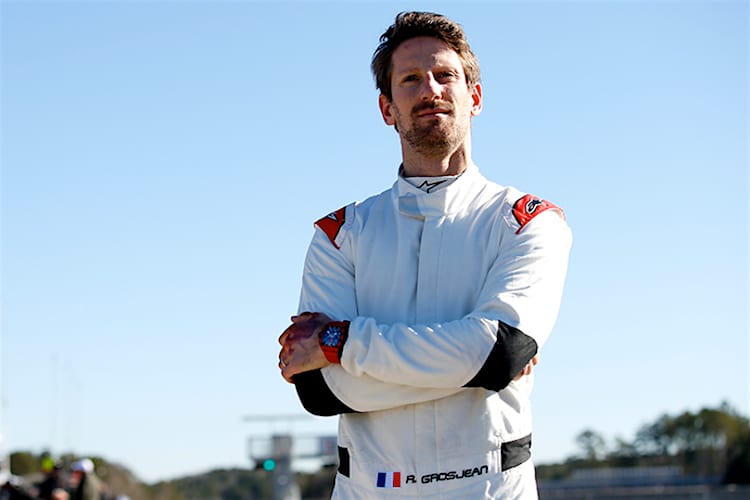 Romain Grosjean vor seinem ersten IndyCar-Test