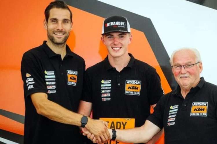 Max Spies verlängert bei Kodak KTM um zwei Jahre