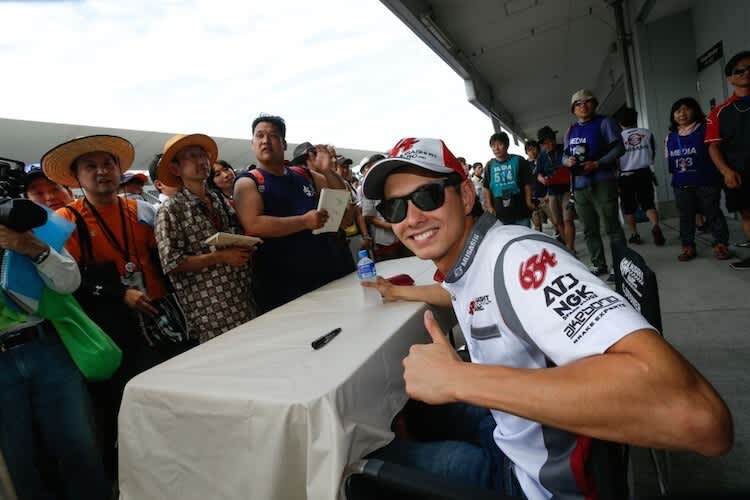 Michael van der Mark in Suzuka