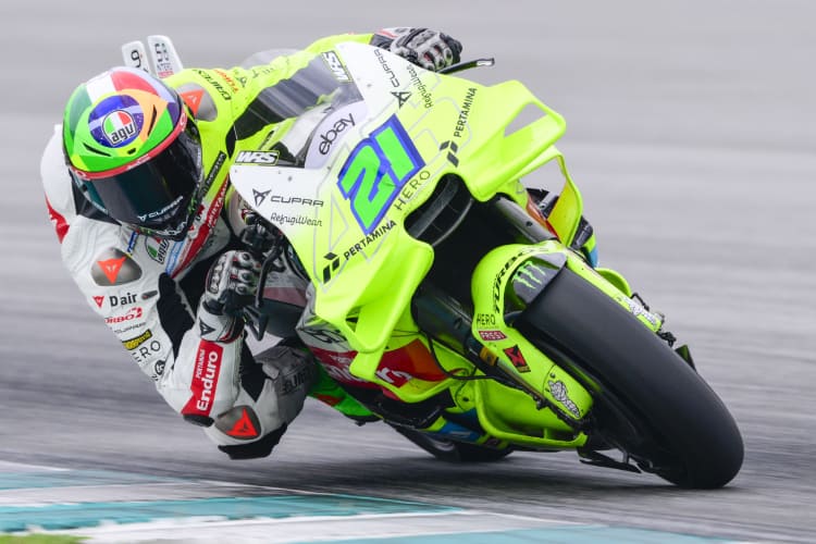 Franco Morbidelli überraschte als Schnellster