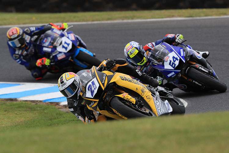 Fight um Platz 2: Krummenacher (21) vor Caricasulo (64) und Cortese (11)