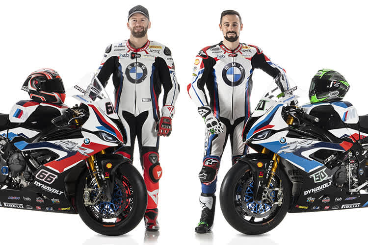 BMW-Werksteam 2020: Tom Sykes (li.) und Eugene Laverty