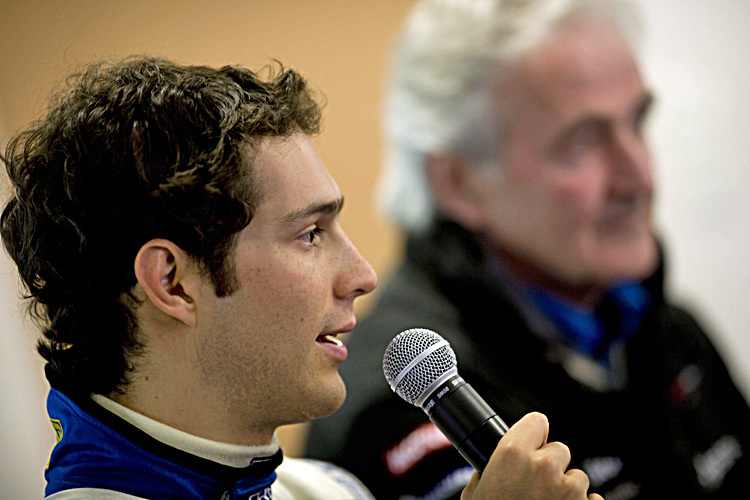 LMP1-Schnupperkurs: Senna mit Oreca-Boss de Chaunac.