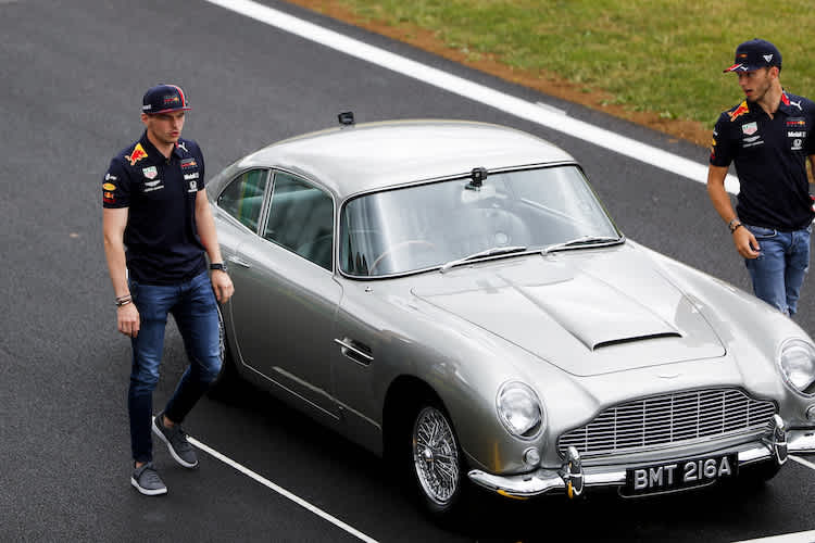 Max Verstappen in Silverstone