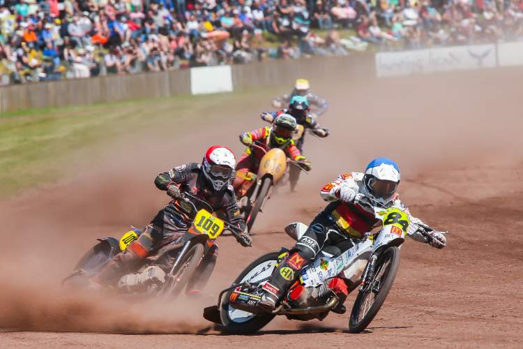 Martin Smolinski fuhr in Herxheim vorne weg