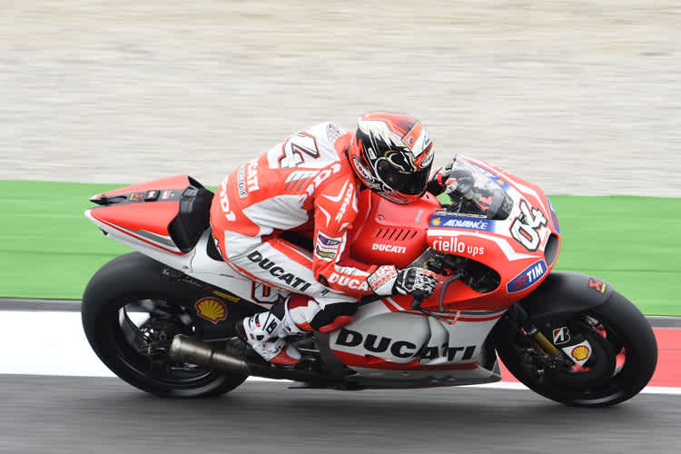 Andrea Dovizioso: «Am Renntag wird es wahrscheinlich wärmer sein als heute»