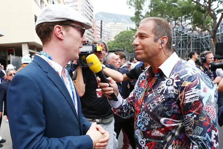 Kai Ebel hatte unzählige Promis vor dem Mikro, hier in Monaco Benedict Cumberbatch