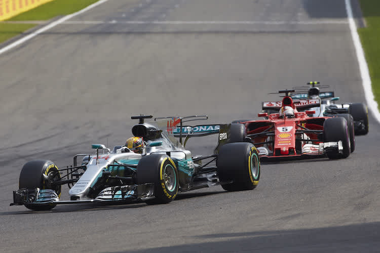 Lewis Hamilton und Sebastian Vettel