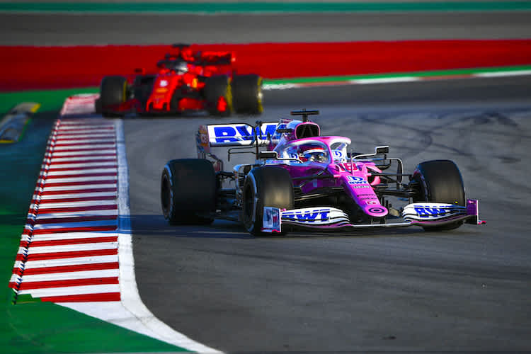 Racing Point war im Testwinter teils schneller als Ferrari