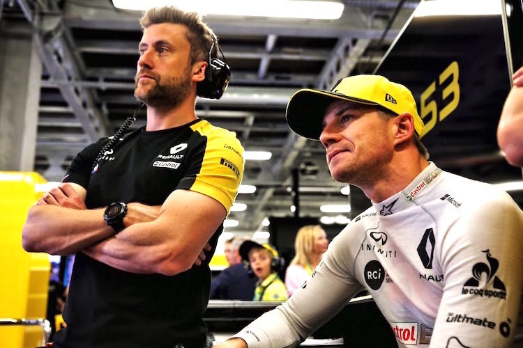 Das Gesicht von Nico Hülkenberg fasst das bisherige Geschehen gut zusammen