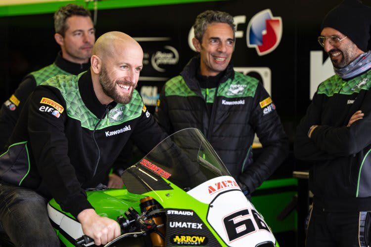 Tom Sykes sorgt für viel Optimismus bei Puccetti Kawasaki