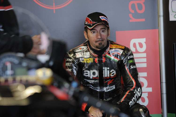 Max Biaggi hofft auf ein gutes Weekend in Misano