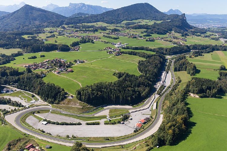 Der Salzburgring ist schön gelegen
