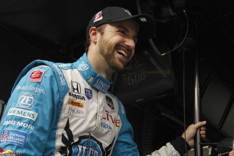 Andretti-Pilot James Hinchcliffe freut sich: «Am Montag fühlte ich mich wieder zu 100 Prozent fit»