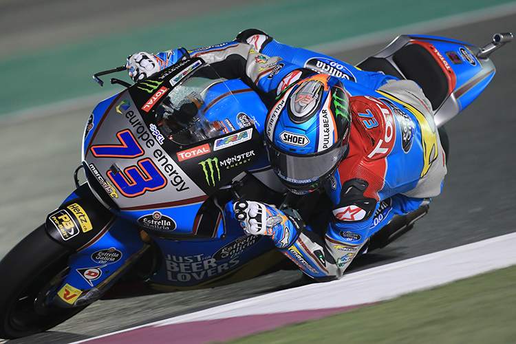 Alex Márquez auf der Kalex des MarcVDS-Teams