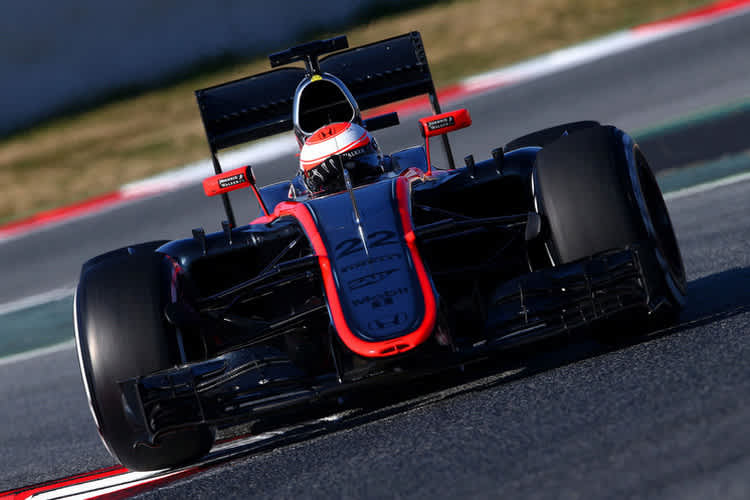 Jenson Button im McLaren-Honda