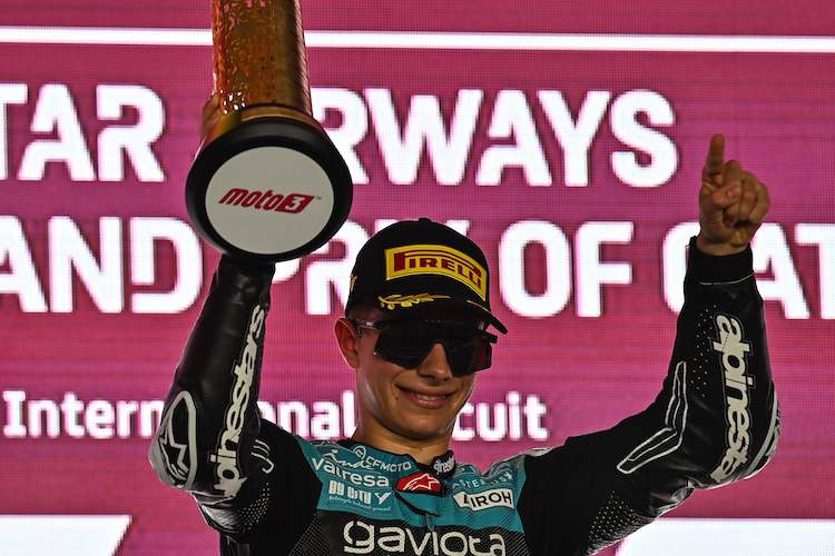 Erster Sieger: David Alonso, CF Moto Aspar