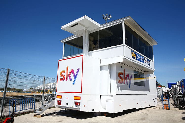 Sky Deutschland: MotoGP im Bezahlfernsehen.