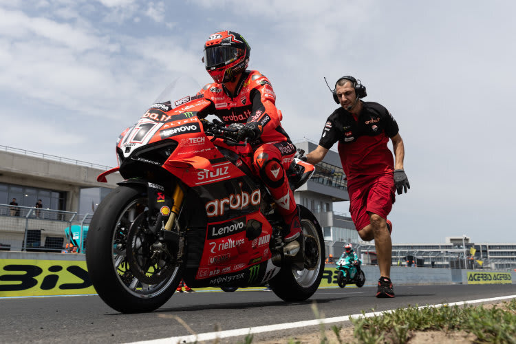 Für Nicolo Bulega geht es auf Startplatz 10 zurück