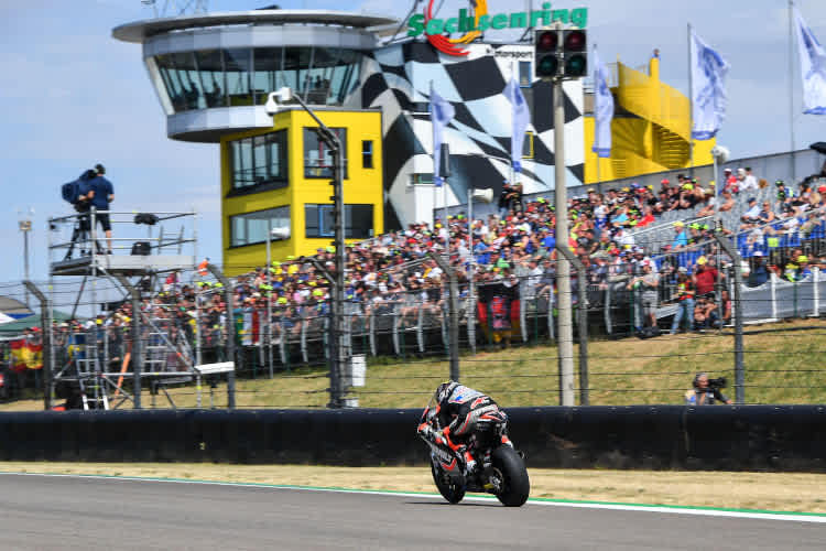 Moto2-Ass Tom Lüthi auf dem Sachsenring