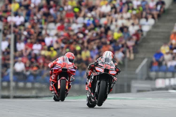 Marco Bezzecchi führte das Rennen 19 Runden lang an