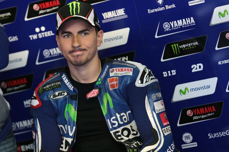 Frustriert: Nur Startplatz 9 für Jorge Lorenzo
