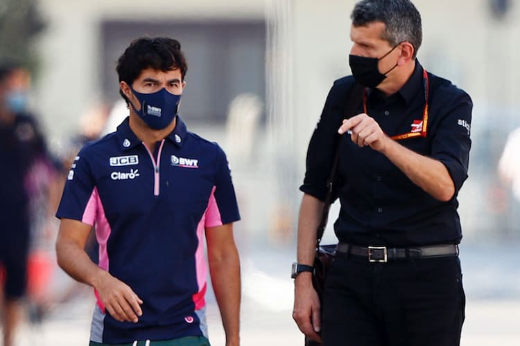 Sergio Pérez und Günther Steiner