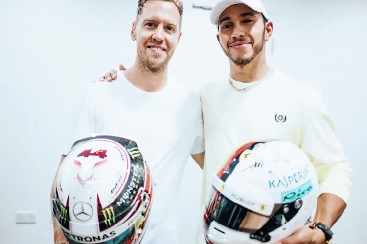 Sebastian Vettel und Lewis Hamilton