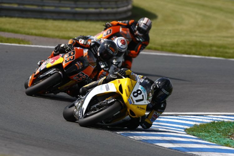 Gareth Jones vor Didier van Keymeulen.