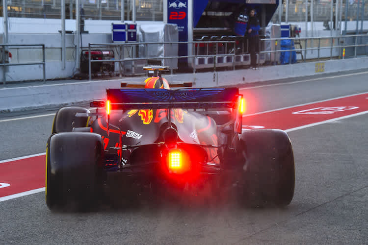 Die heutigen Rücklichter an einem GP-Renner