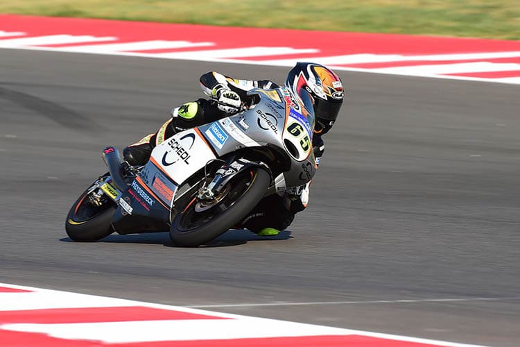 Philipp Öttl wird am Sonntag von Platz 9 in das Moto3-Rennen starten