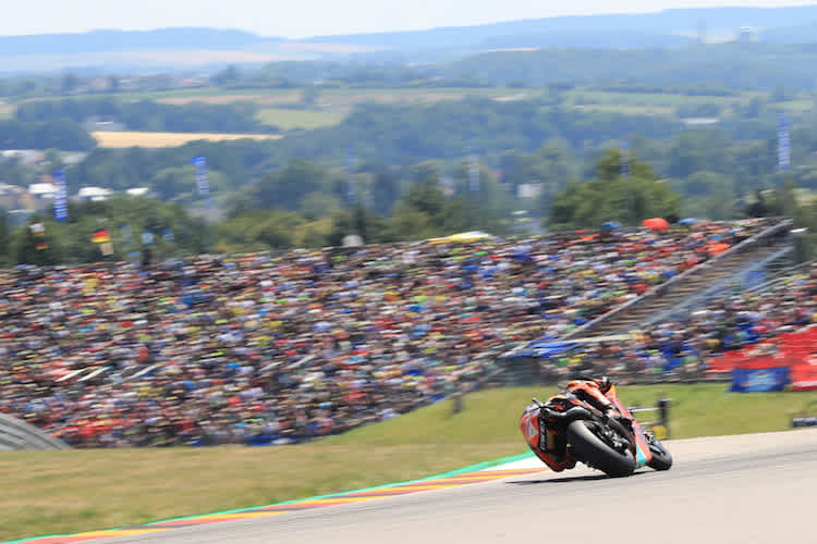 Pol Espargaró sorgte bereits 2018 auf dem Sachsenring für Unterhaltung