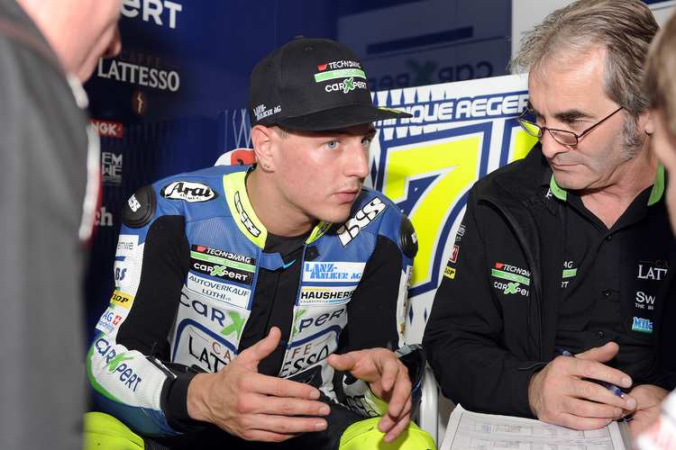 Dominique Aegerter mit dem Team Technomag carXpert