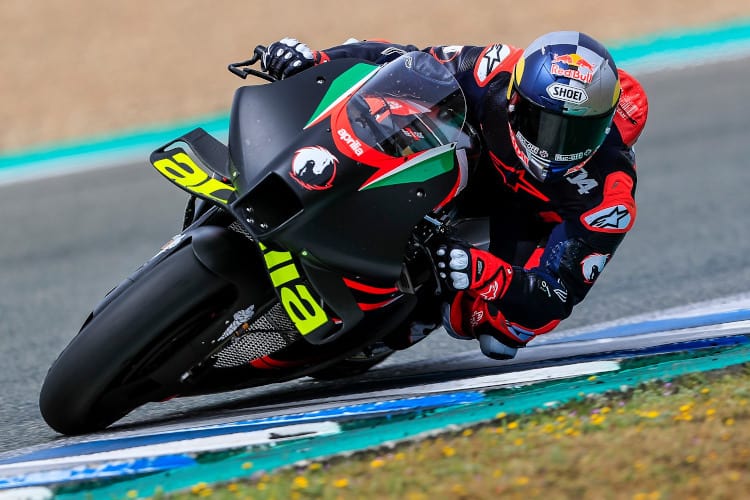 Andrea Dovizioso auf der RS-GP21 in Jerez