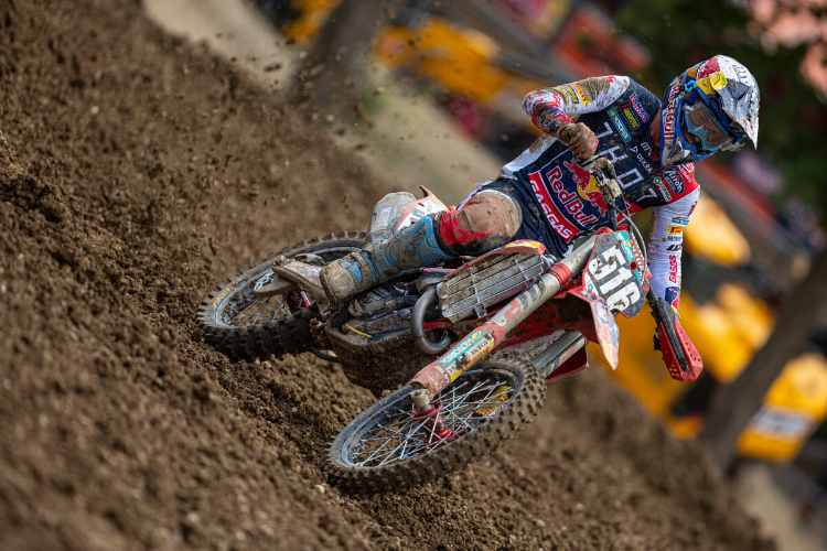 Simon Längenfelder musste ohne Bremshebel auskommen