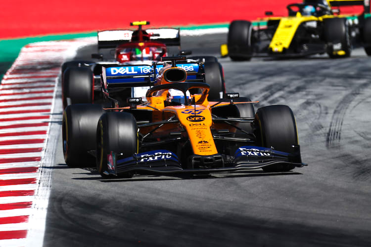 Carlos Sainz zeigte in Spanien ein starkes Rennen