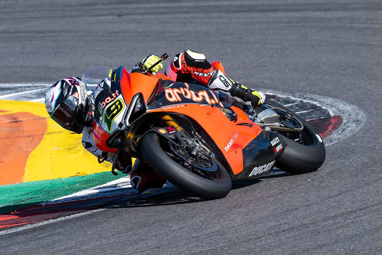 Alvaro Bautista zurück auf der Ducati