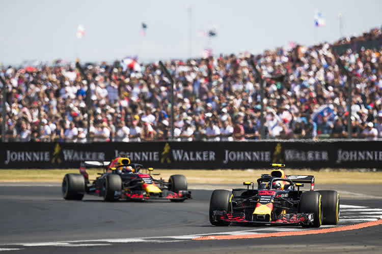 Die Red Bull Racing-Renner in Silverstone
