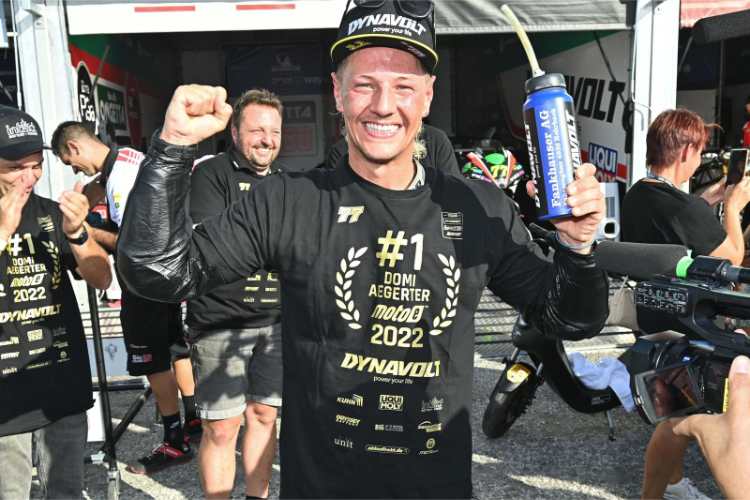 MotoE-Weltcupsieger Domi Aegerter