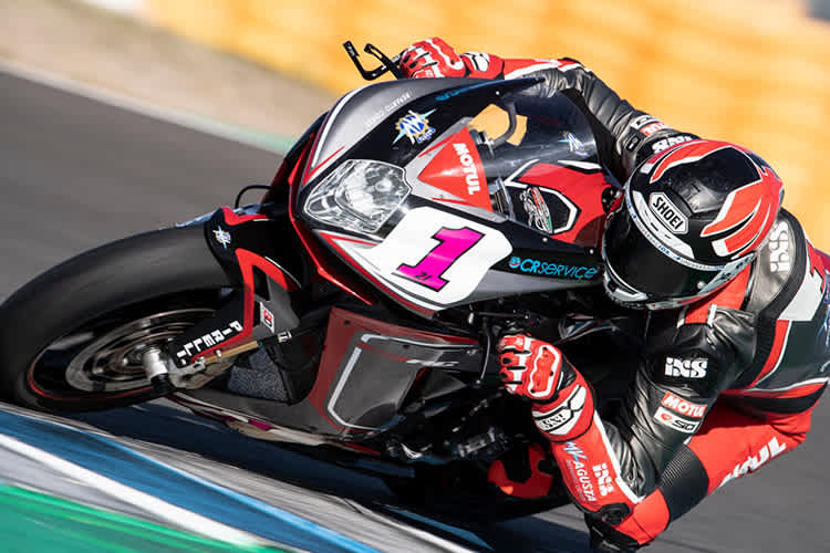 Premiere: Randy Krummenacher auf MV Agusta